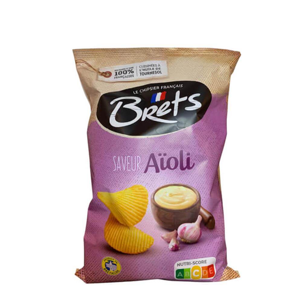 Brets Aioli Flavoured Crisps 125g